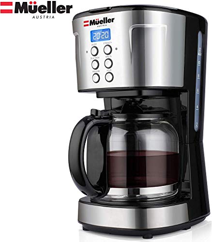 Product Cover Mueller UltraBrew Coffee Maker, Programmable 12-Cup Machine, Multiple Brew Strength, Keep Warm