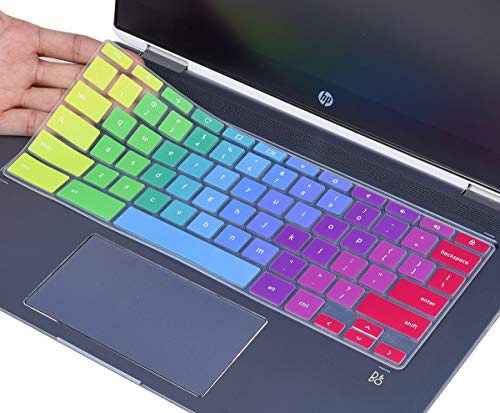 Product Cover Colorful Keyboard Cover for HP 2-in-1 14
