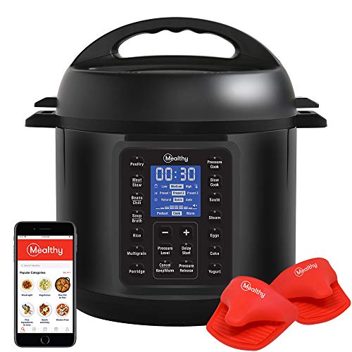 Product Cover Mealthy Multipot 2.0 9-in-1 Programmable Pressure Cooker 6 Quarts with Auto-seal lid, Hands-free auto pressure release, stainless steel pot, steamer basket, Pressure cook, TRUE slow cook, sauté, rice, yogurt, steam