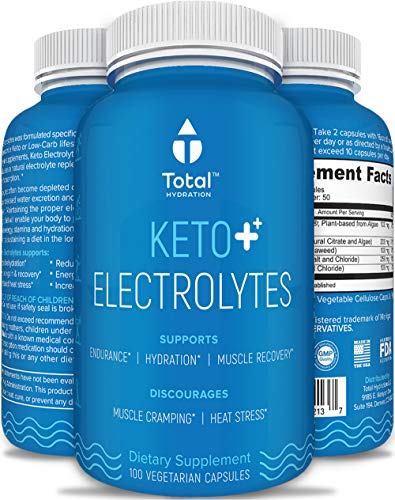 Product Cover Keto Electrolytes Plant Based Keto Electrolyte Supplement Hydration Multiplier & Potassium Magnesium Supplement Keto Salts Electrolyte Tablets | 100 Vegan Friendly Electrolyte Pills