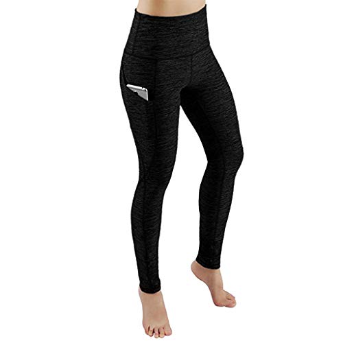 Product Cover LINKIOM High Waist Out Pocket Fitness Pants,Tummy Control,Women Workout Leggings Sports Running Yoga Athletic Yoga Pant