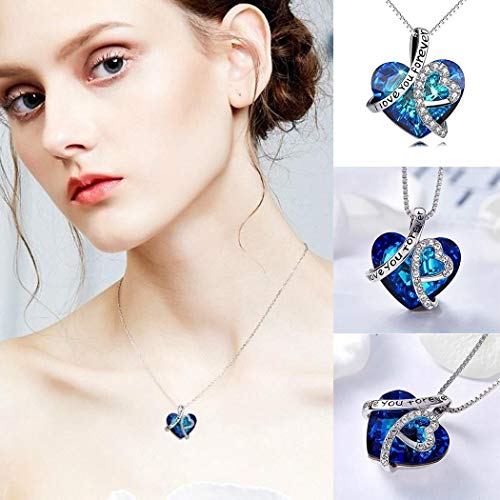 Product Cover Lationay New Fashion Women Heart Shape Charm Chain Pendant Jewelry Necklace Necklaces