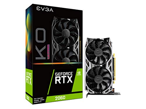 Product Cover EVGA GeForce RTX 2060 KO Ultra Gaming, 6GB GDDR6, Dual Fans, Metal Backplate, 06G-P4-2068-KR