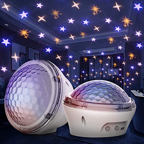 Product Cover Star Projector Night Lights, LED Lights for Bedroom/Room with 4 Modes and Timer Setting, [2020 New Launch Model] Best Gift Choice (Indoor)