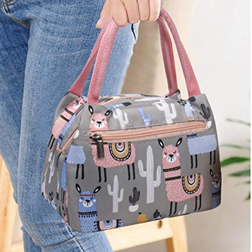 Product Cover Makalar New Prints Heat Preservation Portable Zipper Closure Lunch Bag Tote Lunch Bags