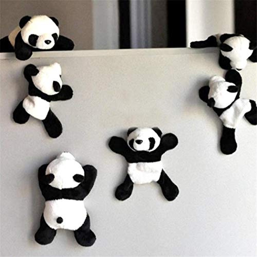 Product Cover Ladiy Cute Panda Shape Magnetic Refrigerator Stickers Home Decoration Stickers Refrigerator Magnets