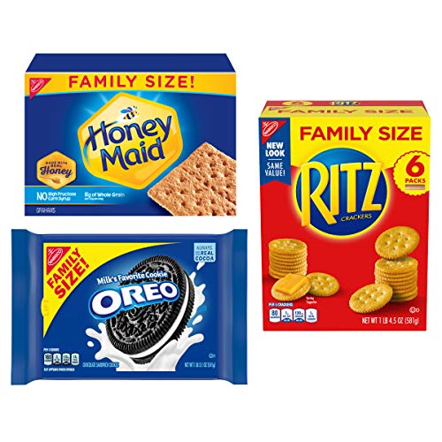 Product Cover OREO, RITZ, & Honey Maid Snack Variety Pack, Family Size - 3 Packs
