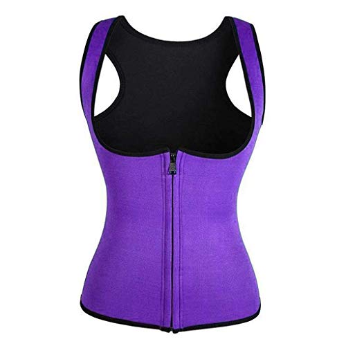 Product Cover HYIRI Women Waist Trainer Fitness Corset Slim Body Shaper Sweat Vest |Waist Trainer Corset for Weight Loss Purple