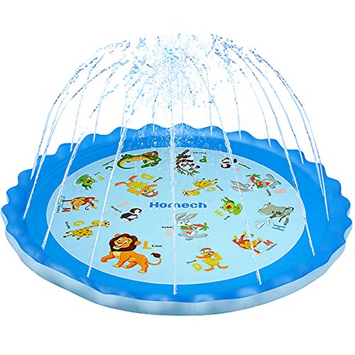 Product Cover Homech Sprinkler for Kids, Splash Pad, Outdoor Sprinkler Water Toys, Wading and Learning, 68