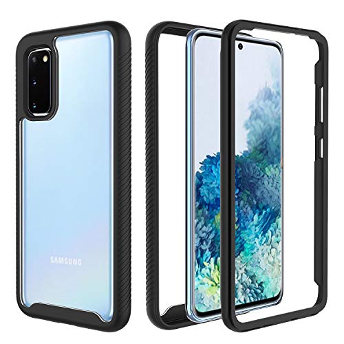 Product Cover TGOOD Samsung Galaxy S20 Case,Full-Body Rugged Heavy Duty Protection Without Built-in Screen Protector Shockproof Slim Case for Samsung Galaxy S20 5G 6.2 inch,Black