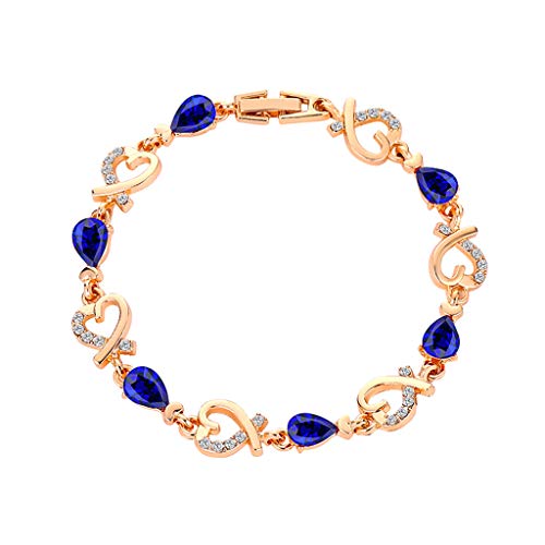 Product Cover Mimfor Women Crystal Bracelet Bangle Love Valentine's Day Wedding Bridal Jewelry