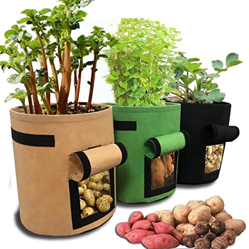 Product Cover banlany Garden Plant Bag Vegetables Growing Container for Potato Cultivation Grow Bags