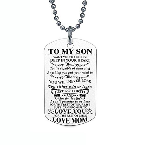 Product Cover SuperXC Sterling Silver for Mom Necklace Son and Daughter Necklace Gifts from Mom