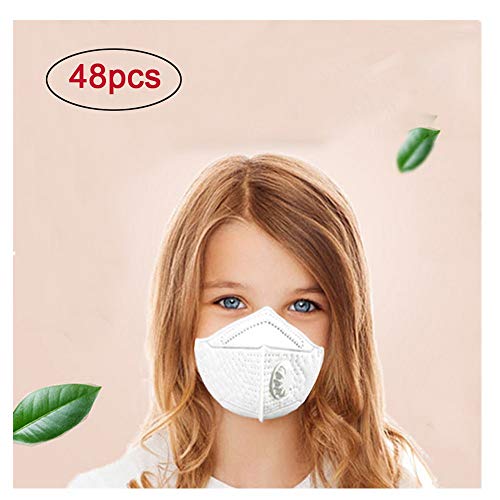 Product Cover LIEJIE Dust Breathing Mask N95 Particulate Respirators Disposable Dust Mask with Exhalation Valve Kids PM2.5 Dust mask for Pollen Allergy Woodworking Mowing Running Cycling Outdoor Activities (C)