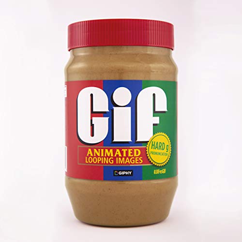 Product Cover Jif x GIPHY Creamy Peanut Butter Limited Edition Jar, 40oz.